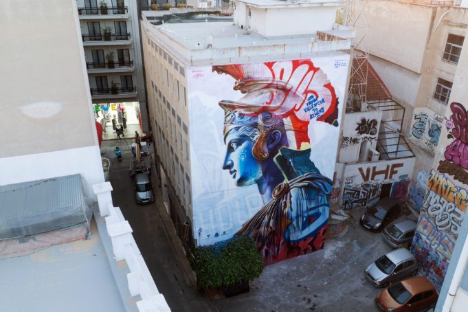 PichiAvo: «Αυτό το mural είναι ο δικός μας τρόπος να προσφέρουμε κάτι πίσω στην Αθήνα»