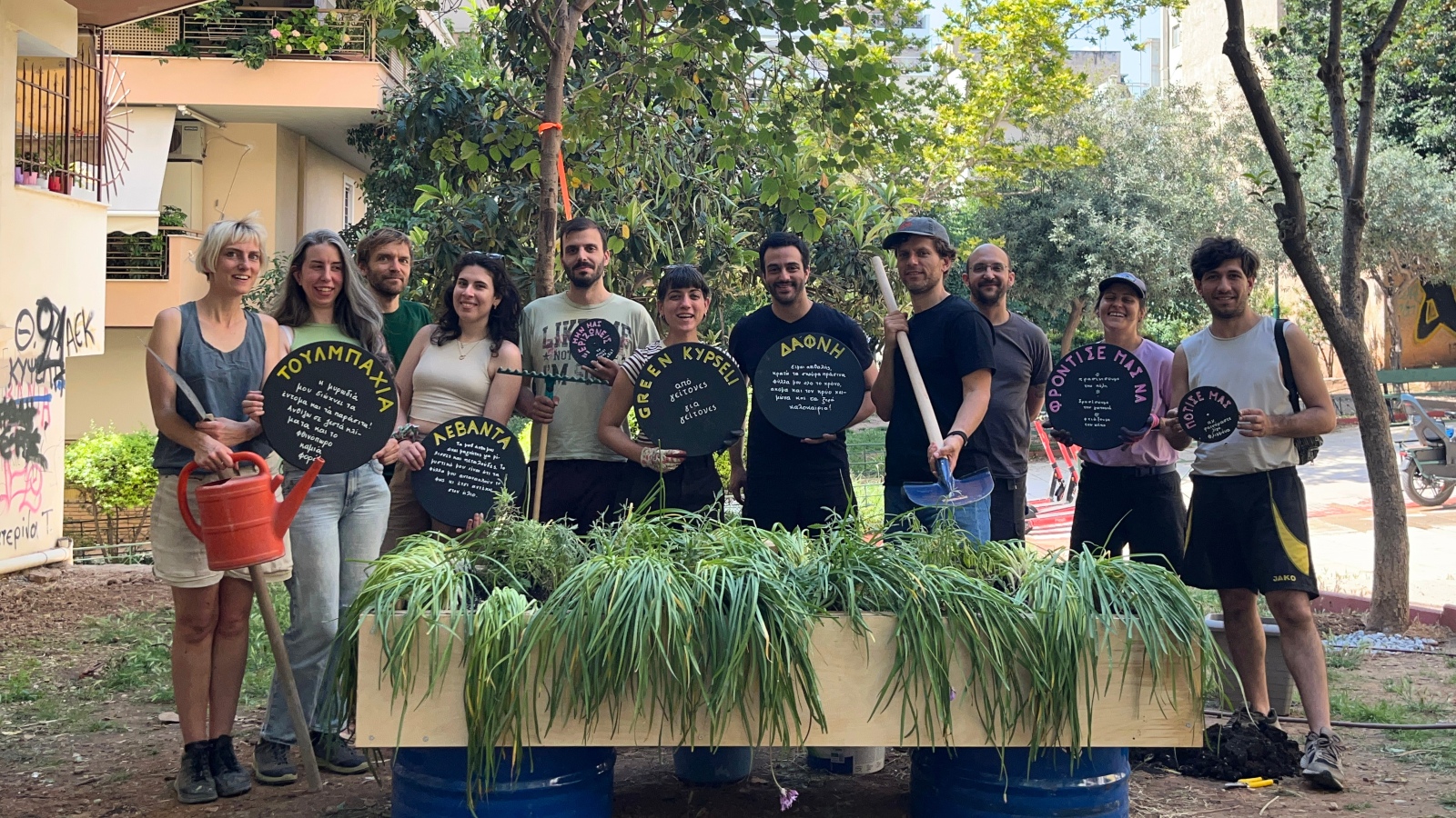 Το Green Kypseli δημιούργησε έναν κήπο από γείτονες για γείτονες στην Κυψέλη