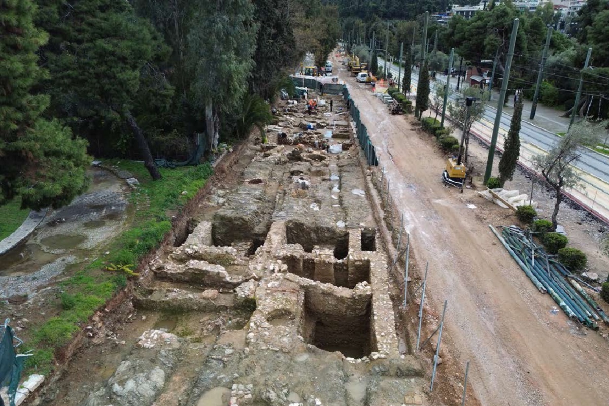 Ένα μεγαλοπρεπές ρωμαϊκό οικοδομικό συγκρότημα μόλις αποκαλύφθηκε στη Βασιλίσσης Όλγας